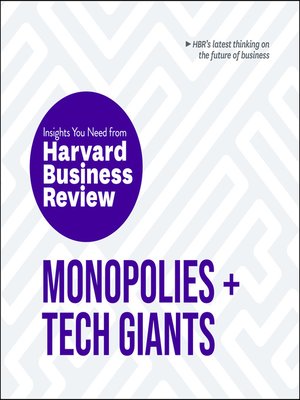 cover image of Monopolies and Tech Giants